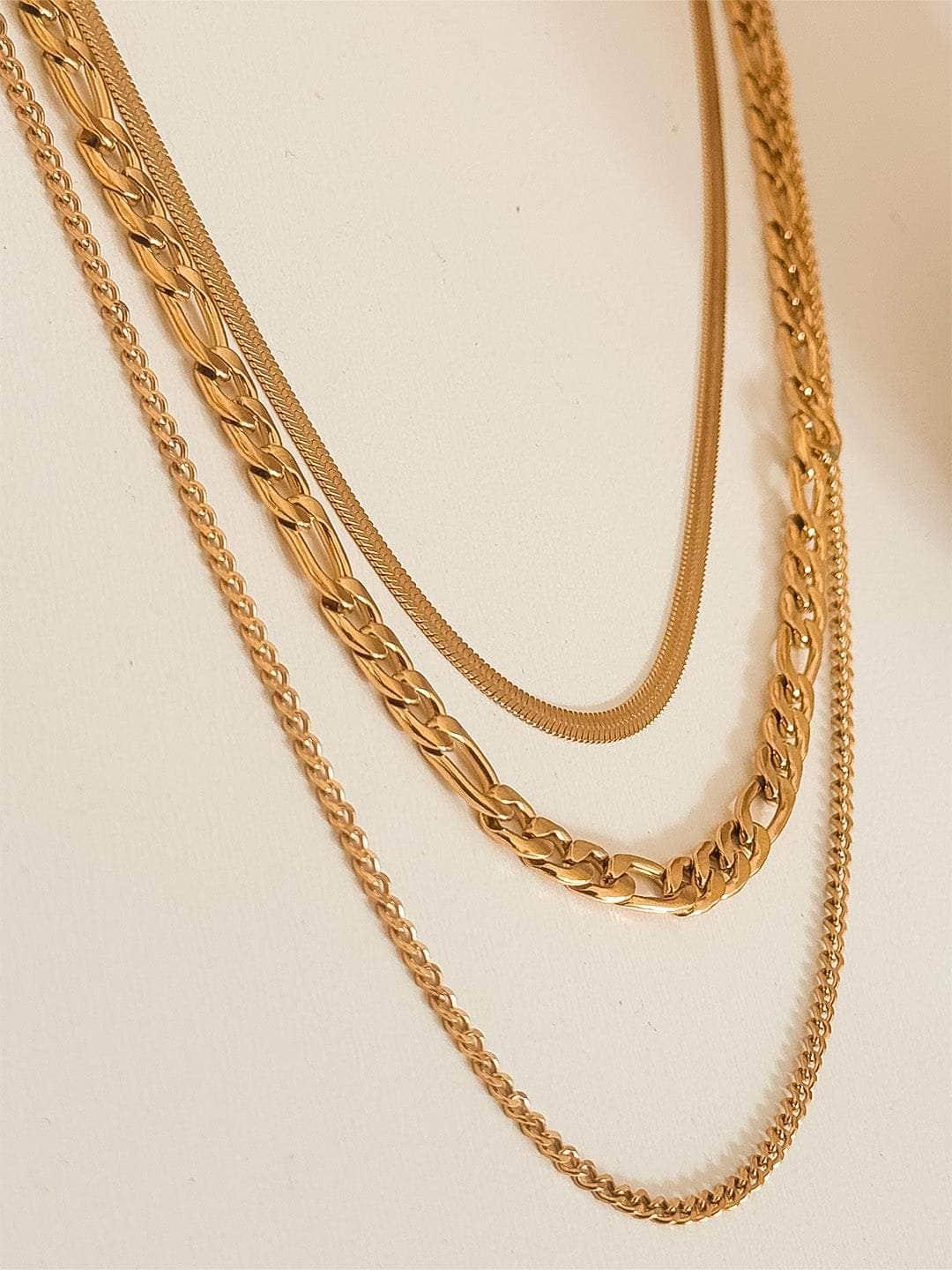 Ishhaara Cuban Layered Necklace