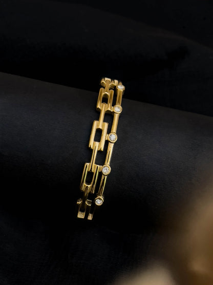 Ishhaara Cuban Link Chain Bracelet