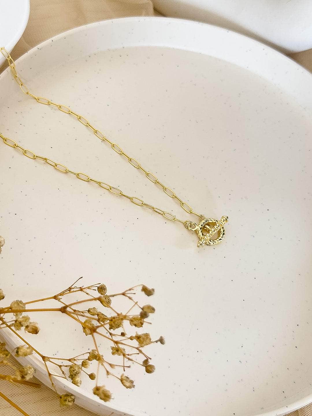 Ishhaara Cubic Zirconia Charm Necklace