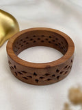 Ishhaara Cut Wood Bangle Bracelet
