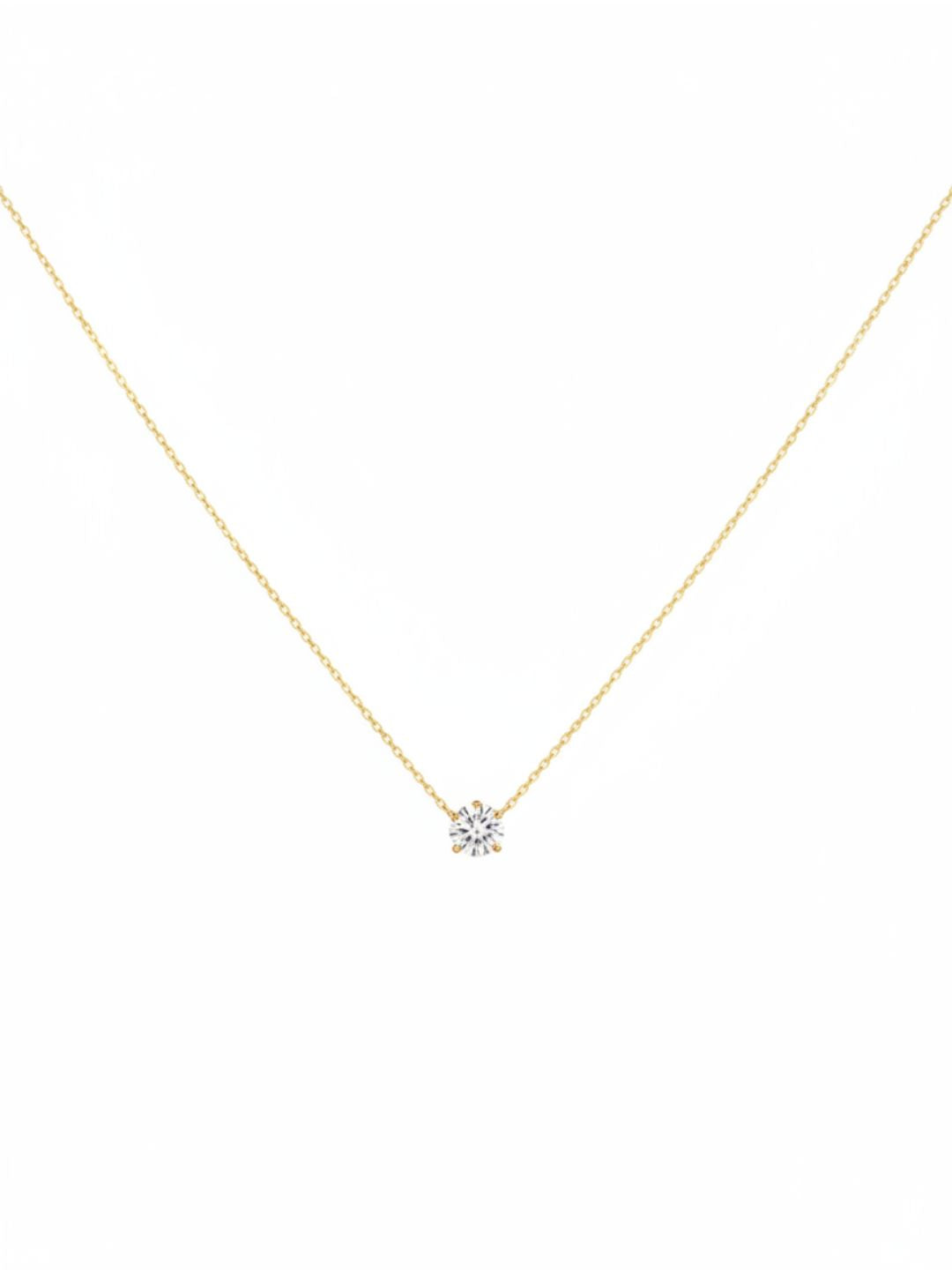 Ishhaara Dainty Diamond Necklace