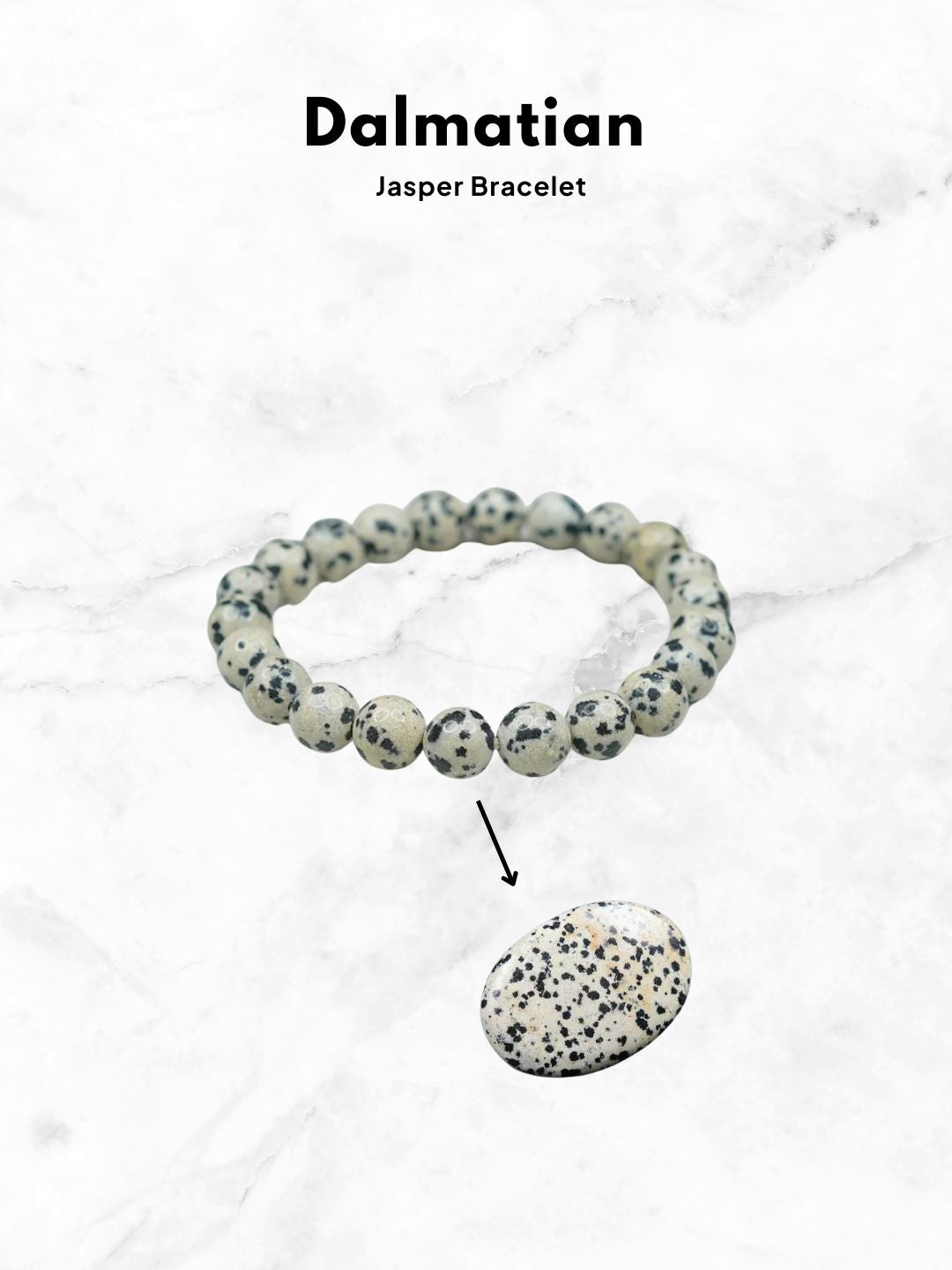 Ishhaara Dalmatian Jasper Bracelet
