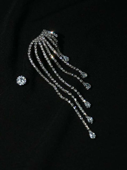 Ishhaara Dangle Trendy Long Clip Earrings