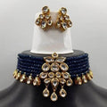 Ishhaara Onex Kundan Choker Necklace Set With Drops