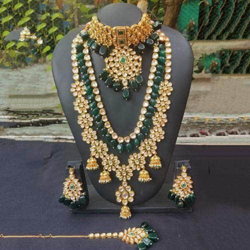 Ishhaara Layered Jumki Choker Bridal Set