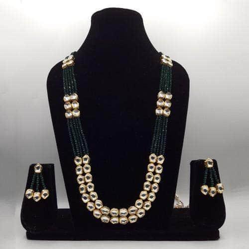 Ishhaara Long Crystal Kundan Set