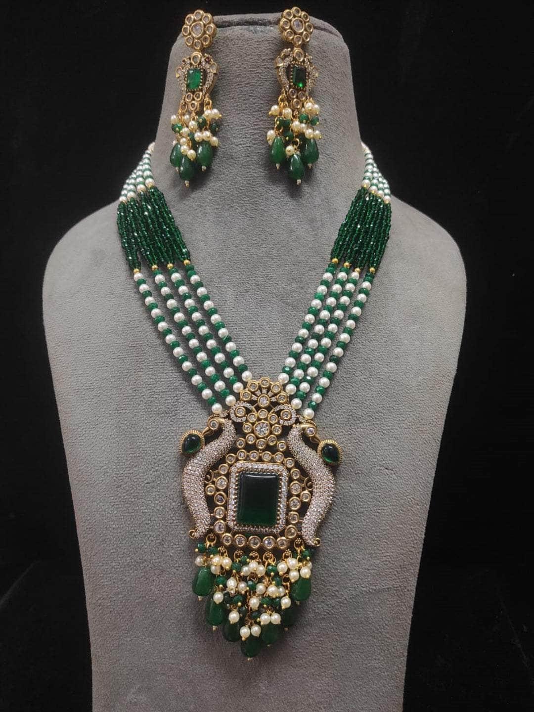 Ishhaara Minakari Long Kundan Necklace Set