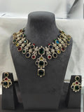 Ishhaara Dark Green Sabyasachi Inspired Necklace Set