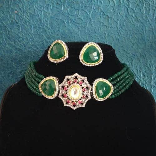Ishhaara Simple Stone Kundan Choker