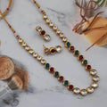 Ishhaara Single Line Colored Kundan Set