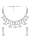 Ishhaara Dazzling Ad Stone Necklace Set