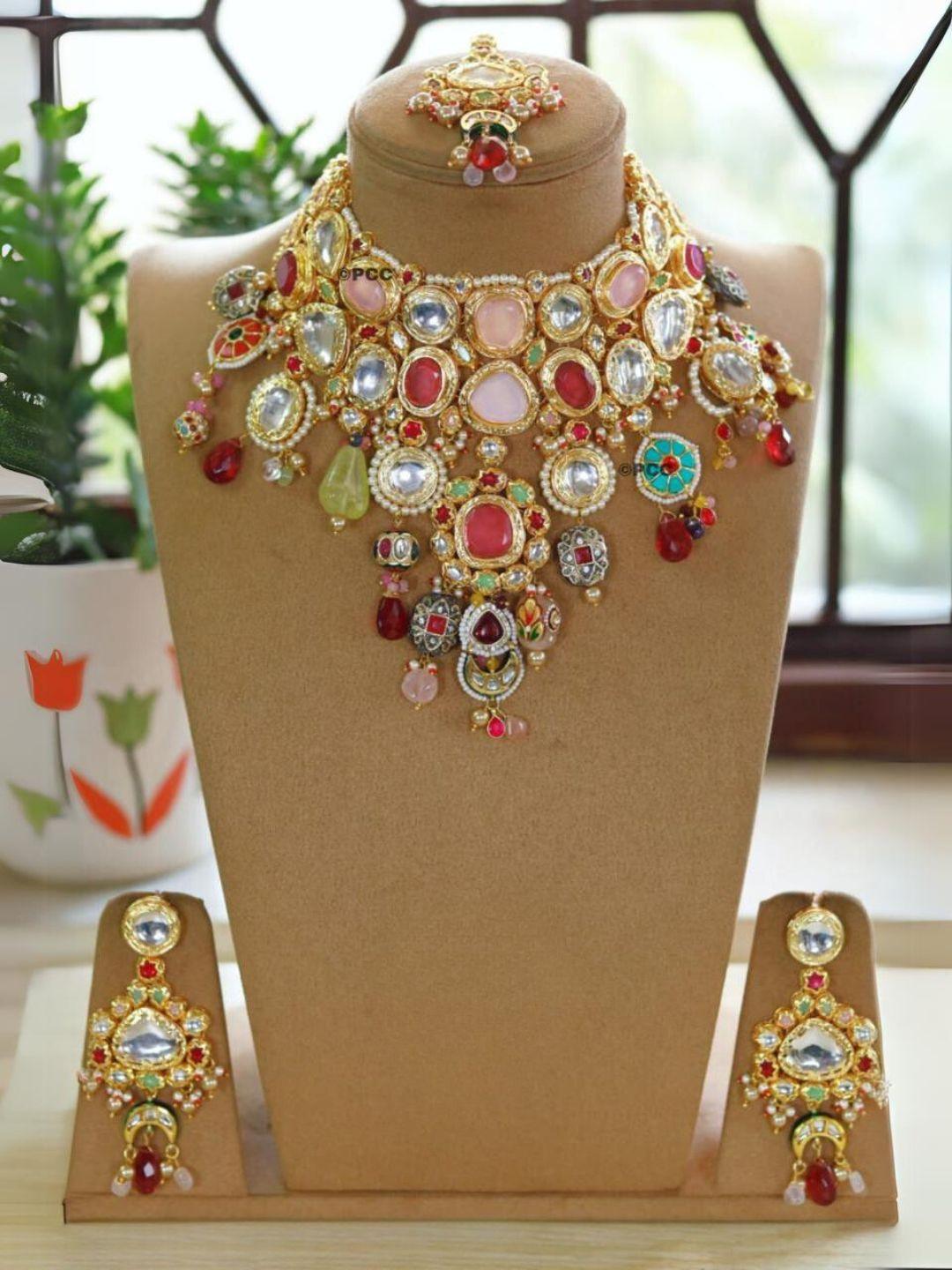 Ishhaara Deepika Padukone Inspired Polki Bridal Necklace