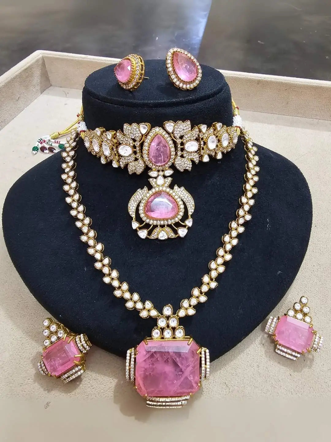 Ishhaara Delicate Moissanite Fusion Necklace