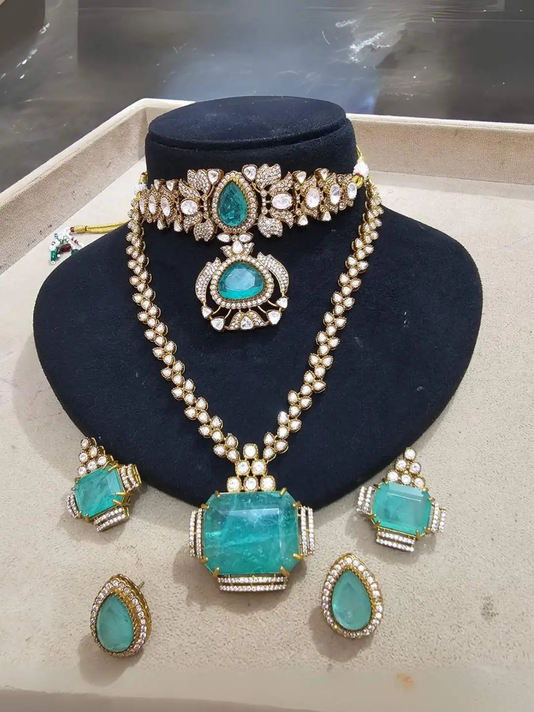 Ishhaara Delicate Moissanite Fusion Necklace