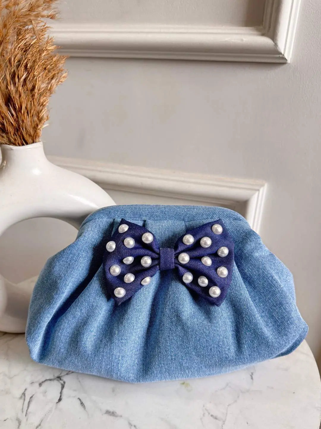 Ishhaara Denim Cloud Bags And Cutie Bows