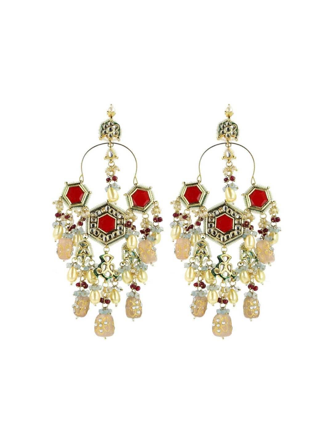 Ishhaara Design Pearl Stud Earrings