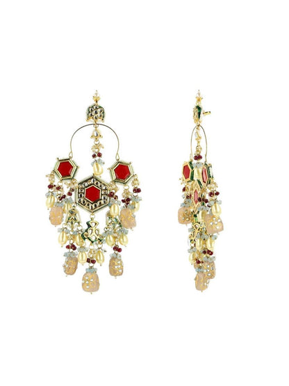 Ishhaara Design Pearl Stud Earrings
