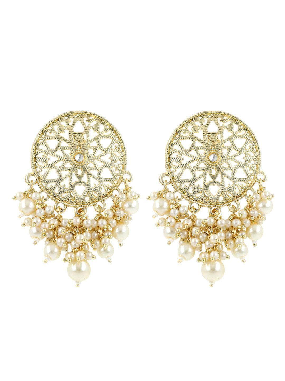 Ishhaara Design Pearl Studs