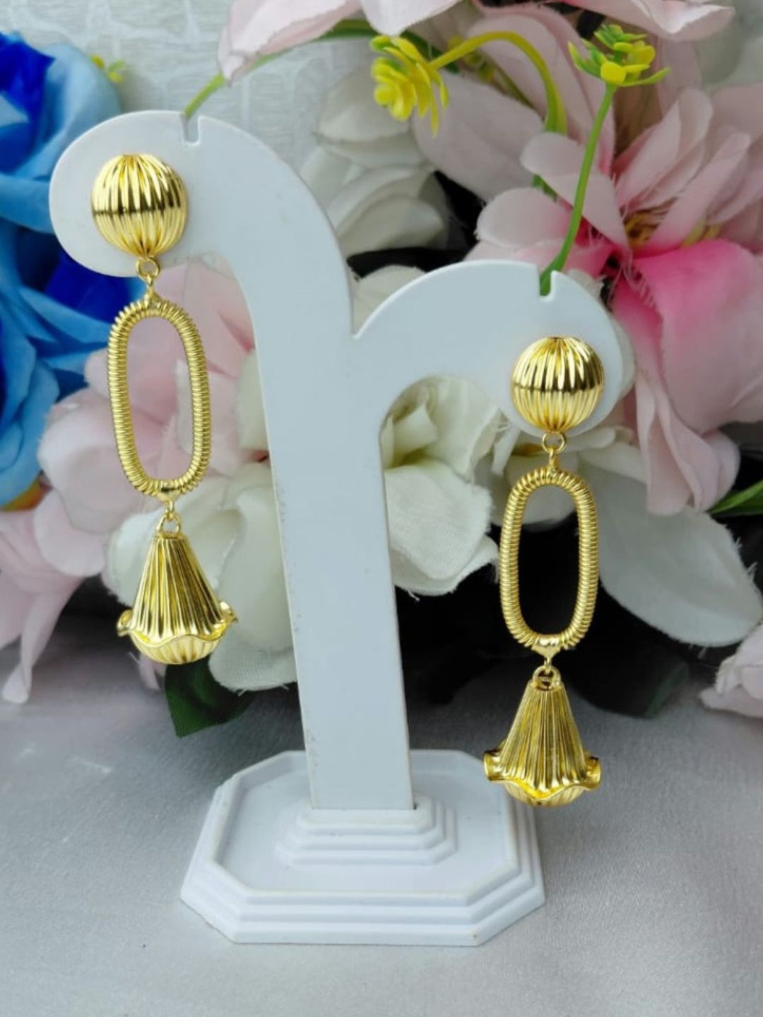 Ishhaara Designer Big Drop Earrings