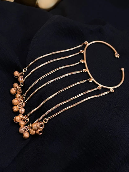 Ishhaara Designer Brass Ghunghroo Earcuff Earrings