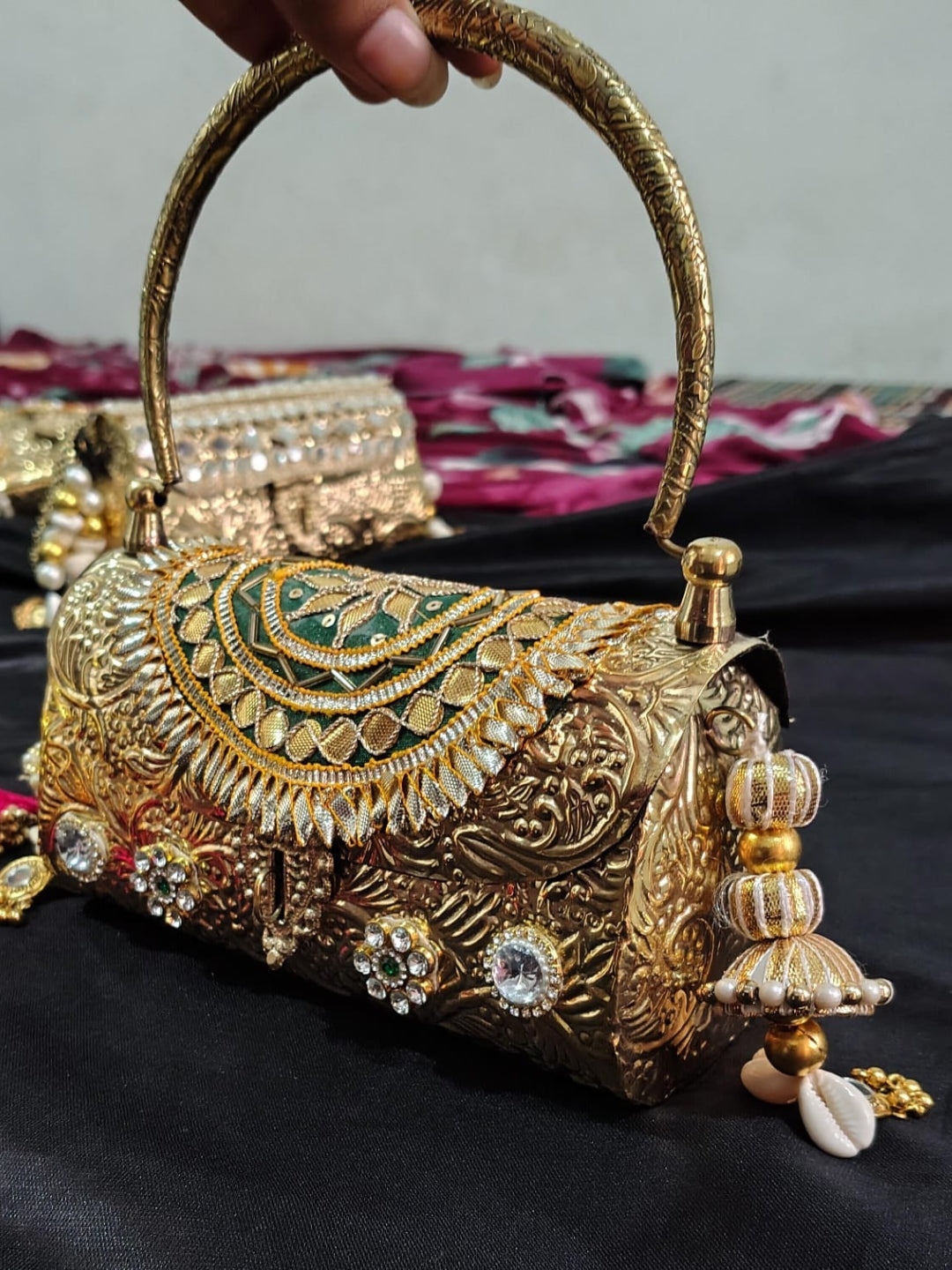 Ishhaara Designer Bridal Clutch Bag