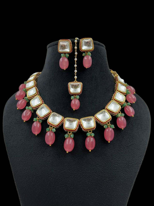 Ishhaara Designer Polki Necklace Set