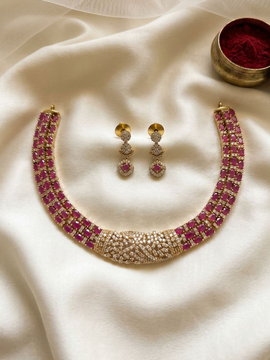 Ishhaara Designer Statement Kemp Necklace