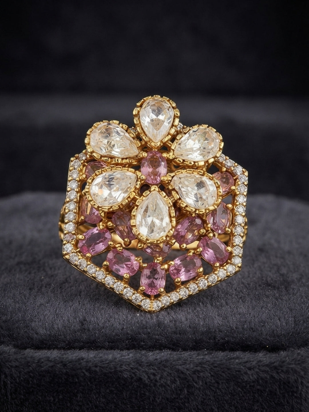 Ishhaara Diamond And Polki Ring