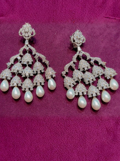 Ishhaara Diamond Chandelier Earrings