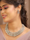 Ishhaara Diamond Choker With Earring - Gold
