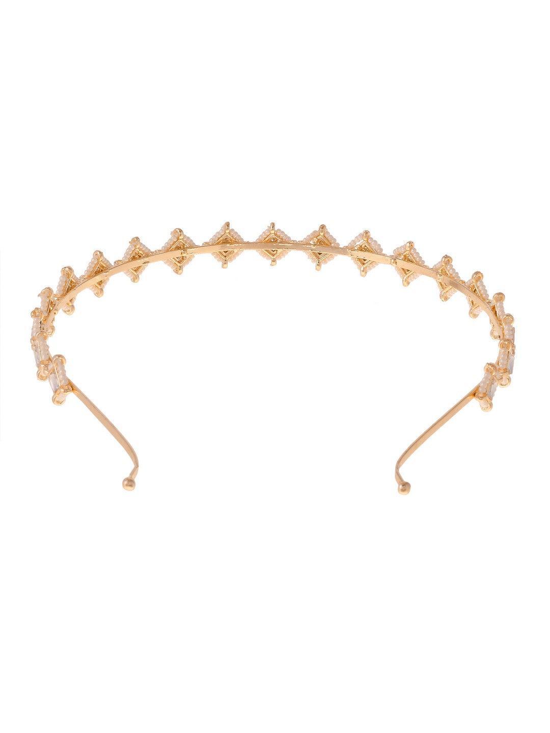 Ishhaara Diamond Kundan Hair Band