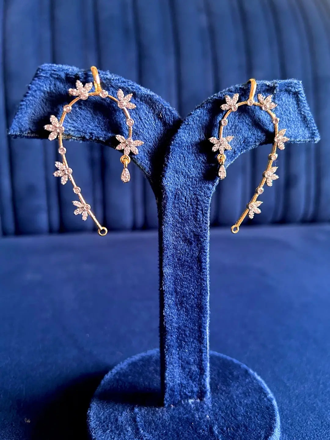 Ishhaara Diamond Look Bridal Ear Cuffs