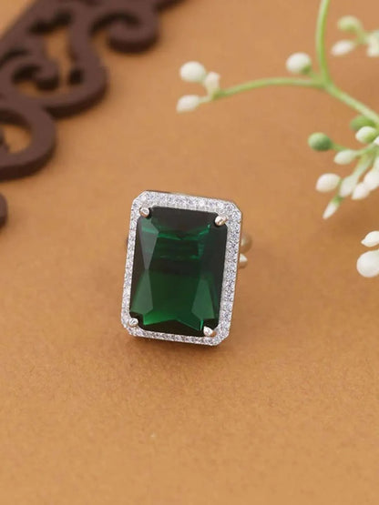 Ishhaara Dolly Singh In Emerald Ring
