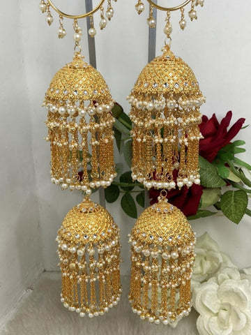 Ishhaara Dome Panchi And Pearl Bridal Kaleera