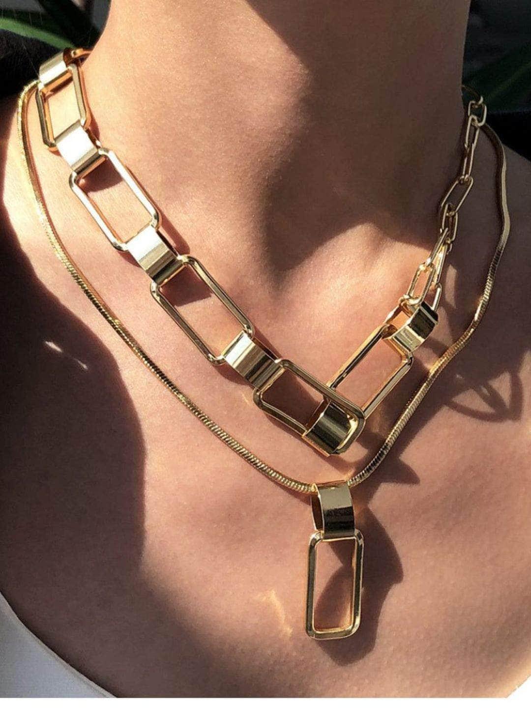 Ishhaara Double Chain Necklace