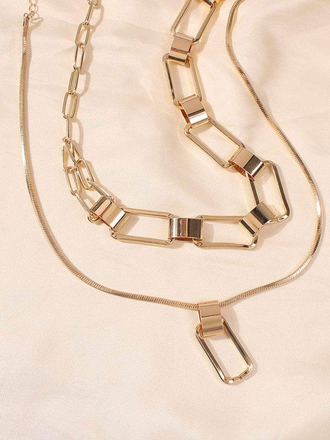 Ishhaara Double Chain Necklace