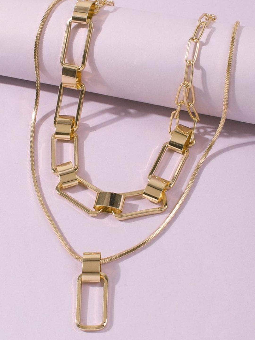 Ishhaara Double Chain Necklace