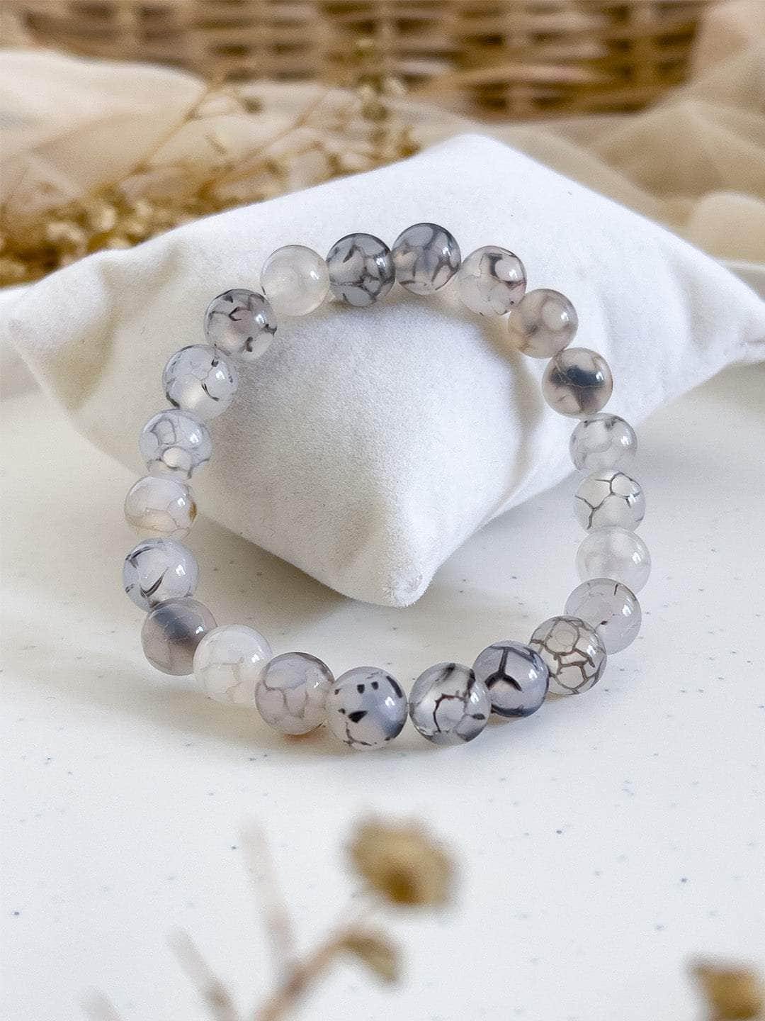 Ishhaara Dragon Vein Agate Bracelet