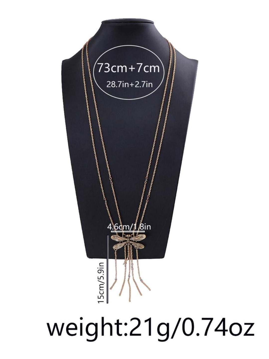 Ishhaara Dragonfly Whisper Necklace