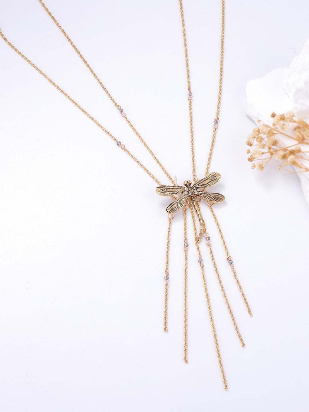 Ishhaara Dragonfly Whisper Necklace