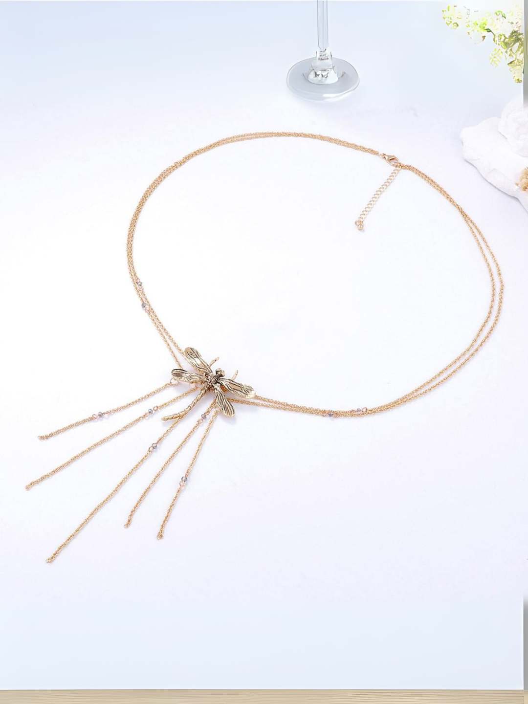 Ishhaara Dragonfly Whisper Necklace