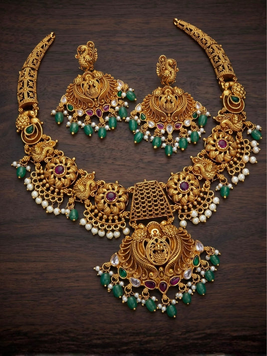 Ishhaara Dual Peacock Necklace