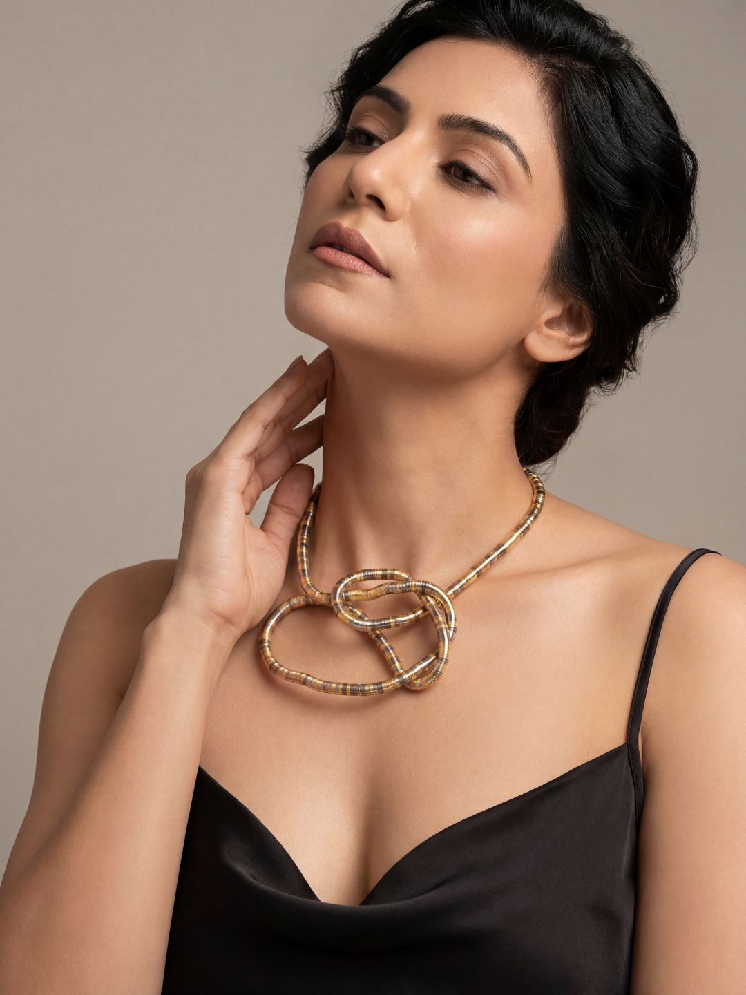 Ishhaara Dualtone Bendable Necklace