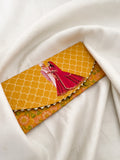 Ishhaara Dulha Dulhan Embedded Fabric Envelope Clutches