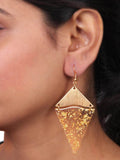 Ishhaara Dust Earrings - Golden