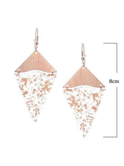 Ishhaara Dust Earrings Golden