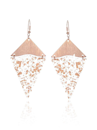 Ishhaara Dust Earrings Golden