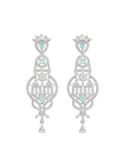 Ishhaara Elegant Ad Stone Necklace Set