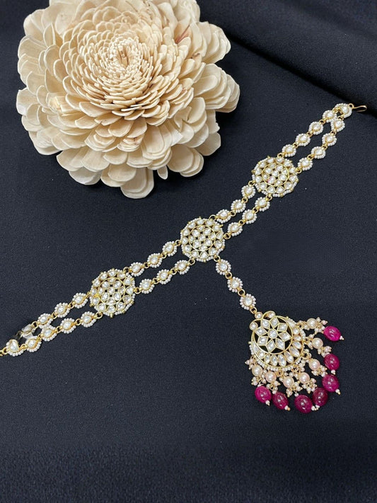 Ishhaara Elegant Floral Design Mathapatti