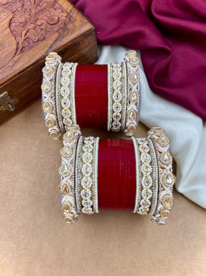 Ishhaara Elegant Gold Saree - A woman wearing a traditional Indian gold saree with intricate zari work and jewelry - view 4